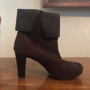 Predictions brown suede ankle boots